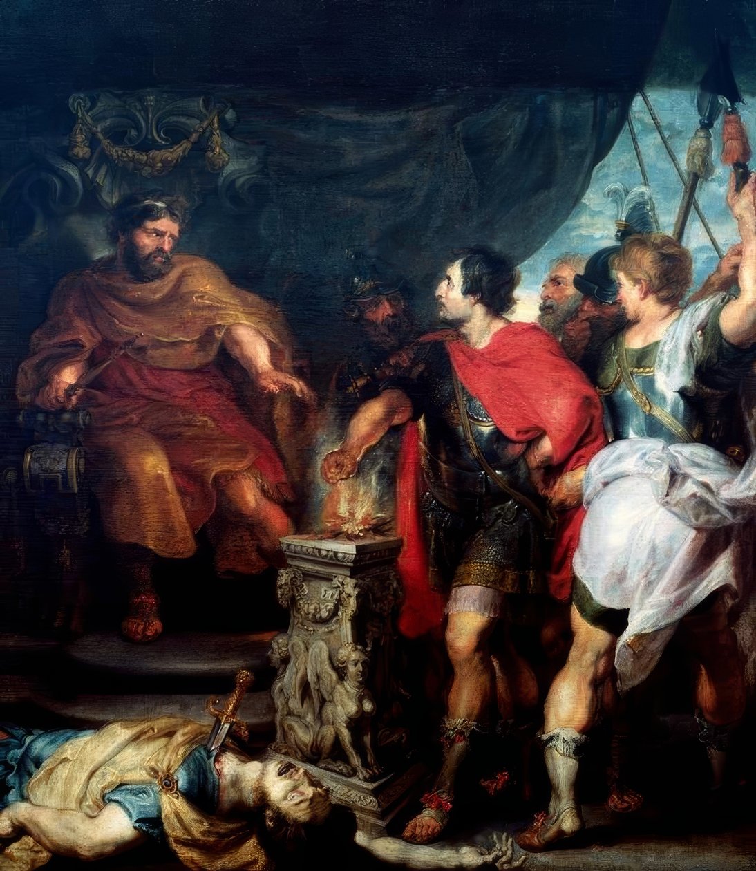 Mucius Scaevola vor Porsenna af Peter Paul Rubens