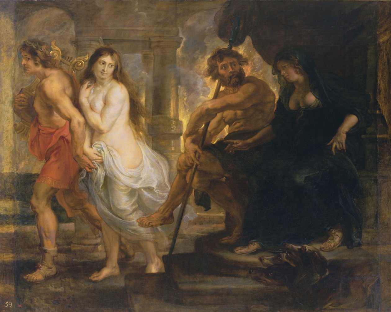 Orfeus og Eurydike af Peter Paul Rubens