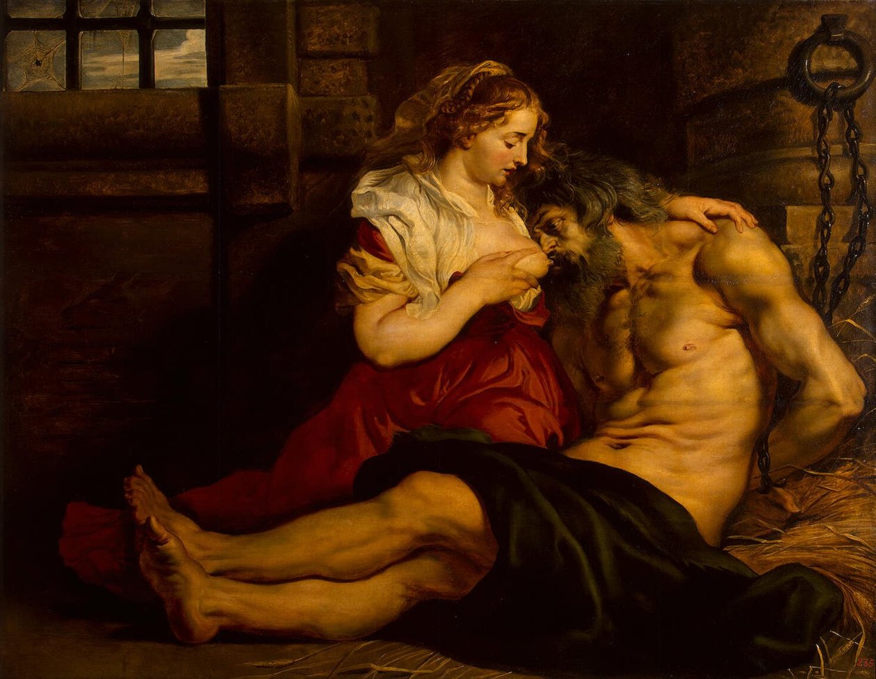 Romersk velgørenhed af Peter Paul Rubens