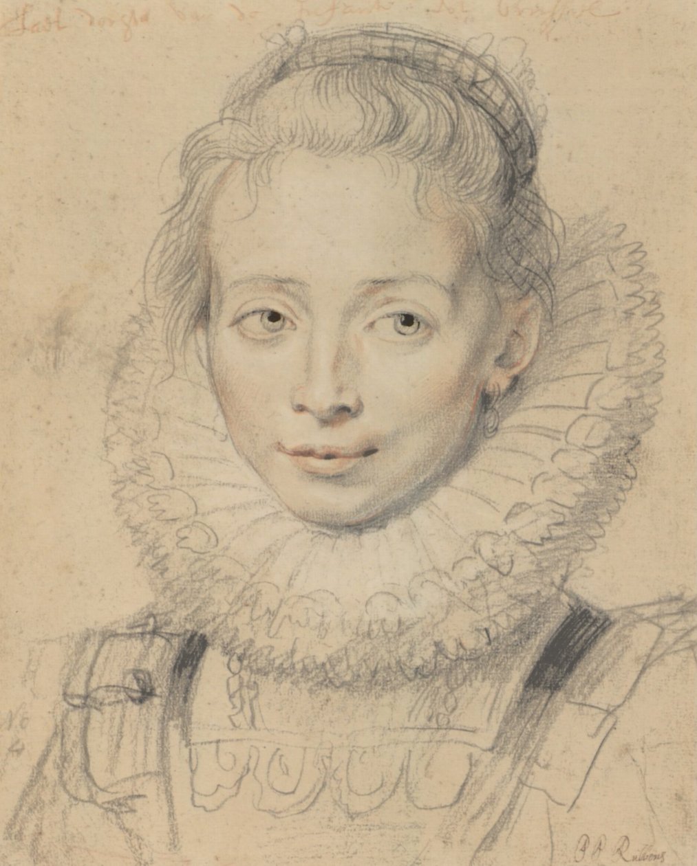 Rubens datter Clara Serena af Peter Paul Rubens