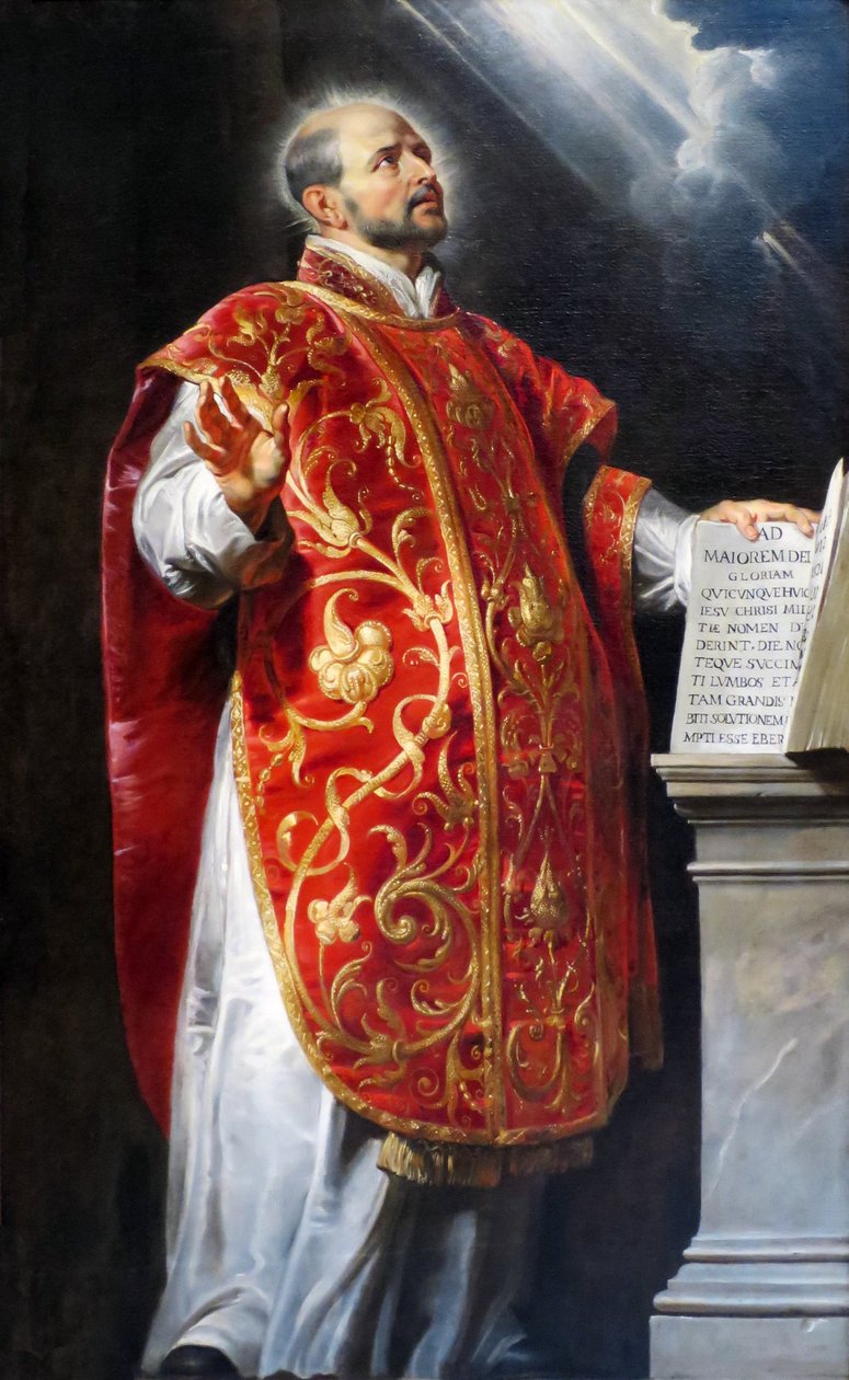 St. Ignatius af Loyola af Peter Paul Rubens