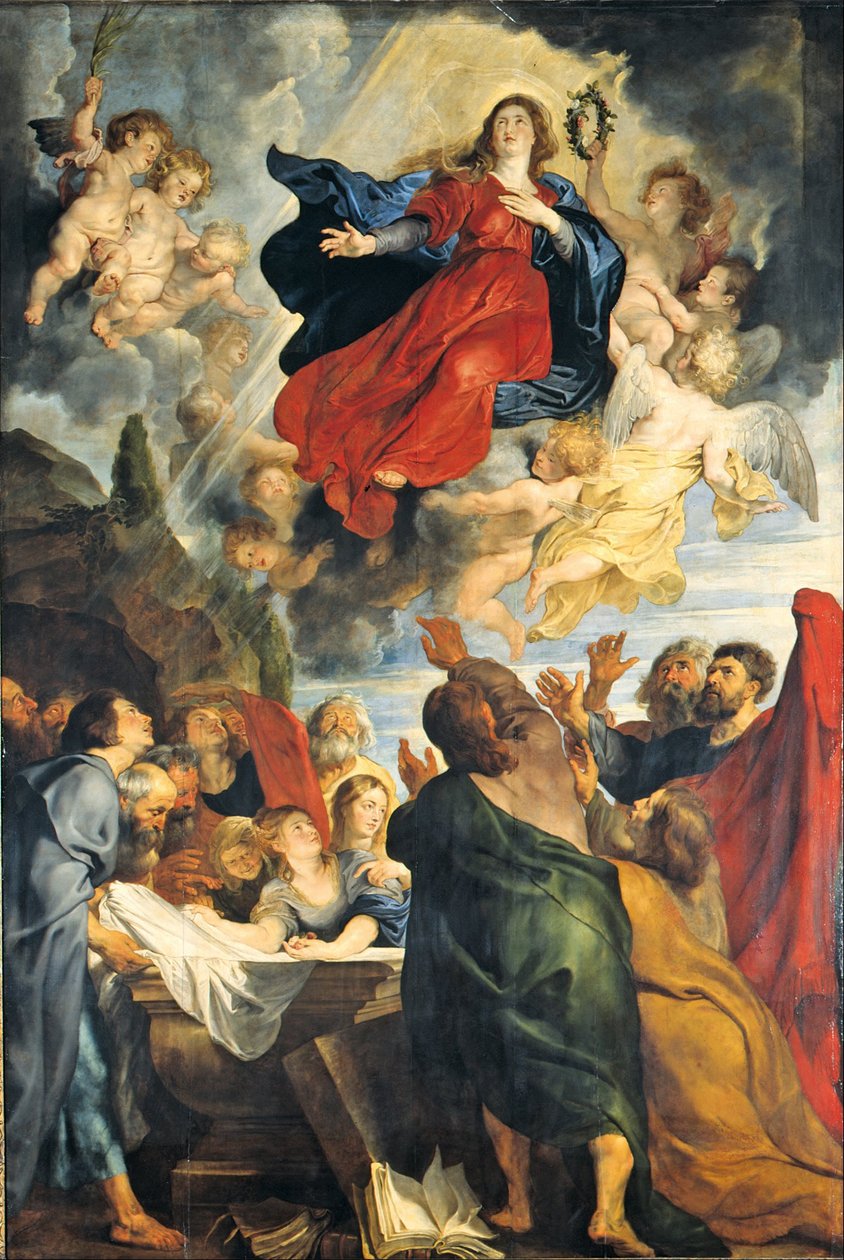 Jomfru Marias antagelse af Peter Paul Rubens