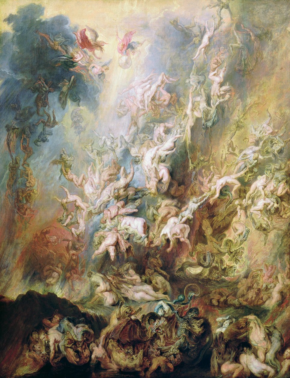 De fordømtes fald af Peter Paul Rubens