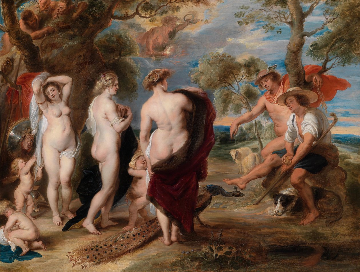 Dommen i Paris af Peter Paul Rubens