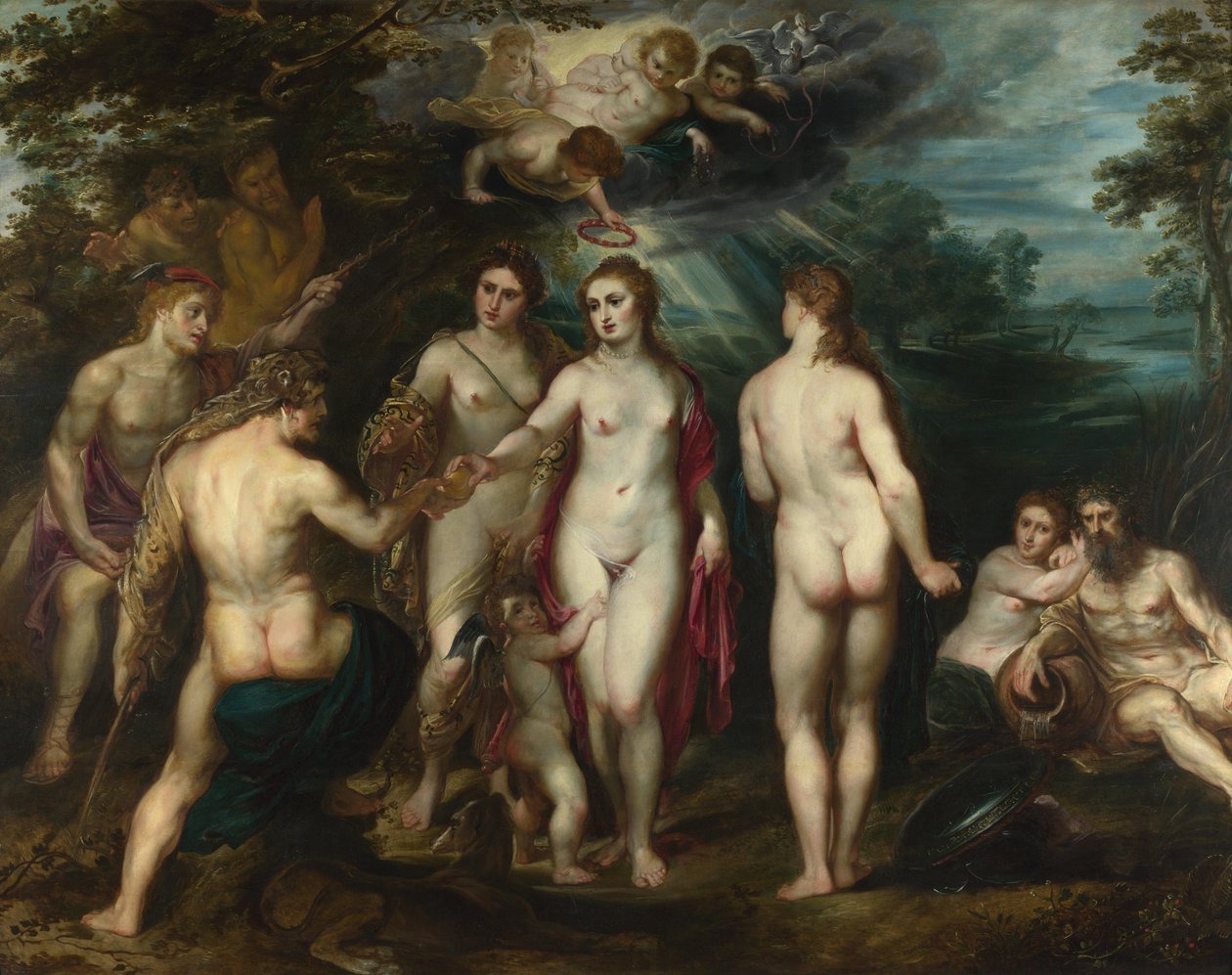 Dommen i Paris af Peter Paul Rubens