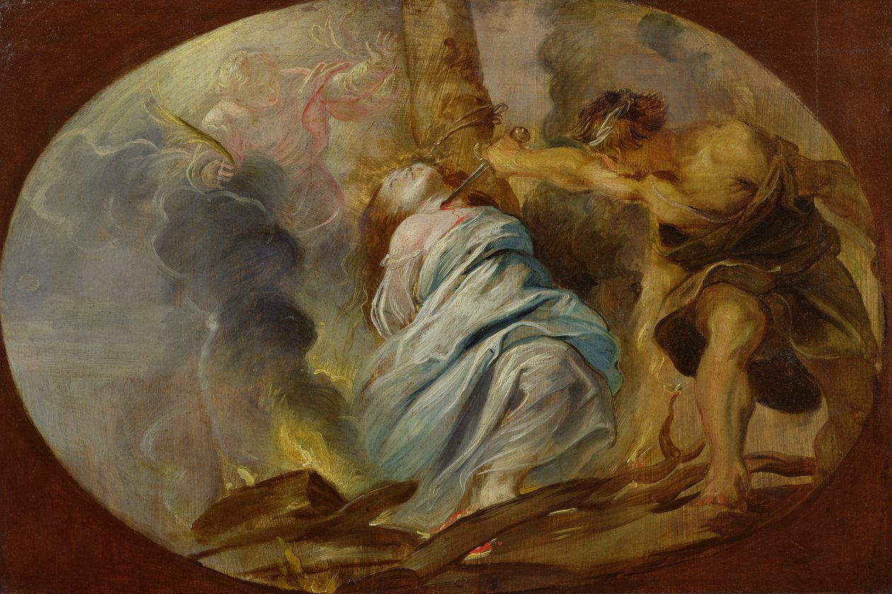 The Martyrium of St. Lucy, ca. 1620 af Peter Paul Rubens