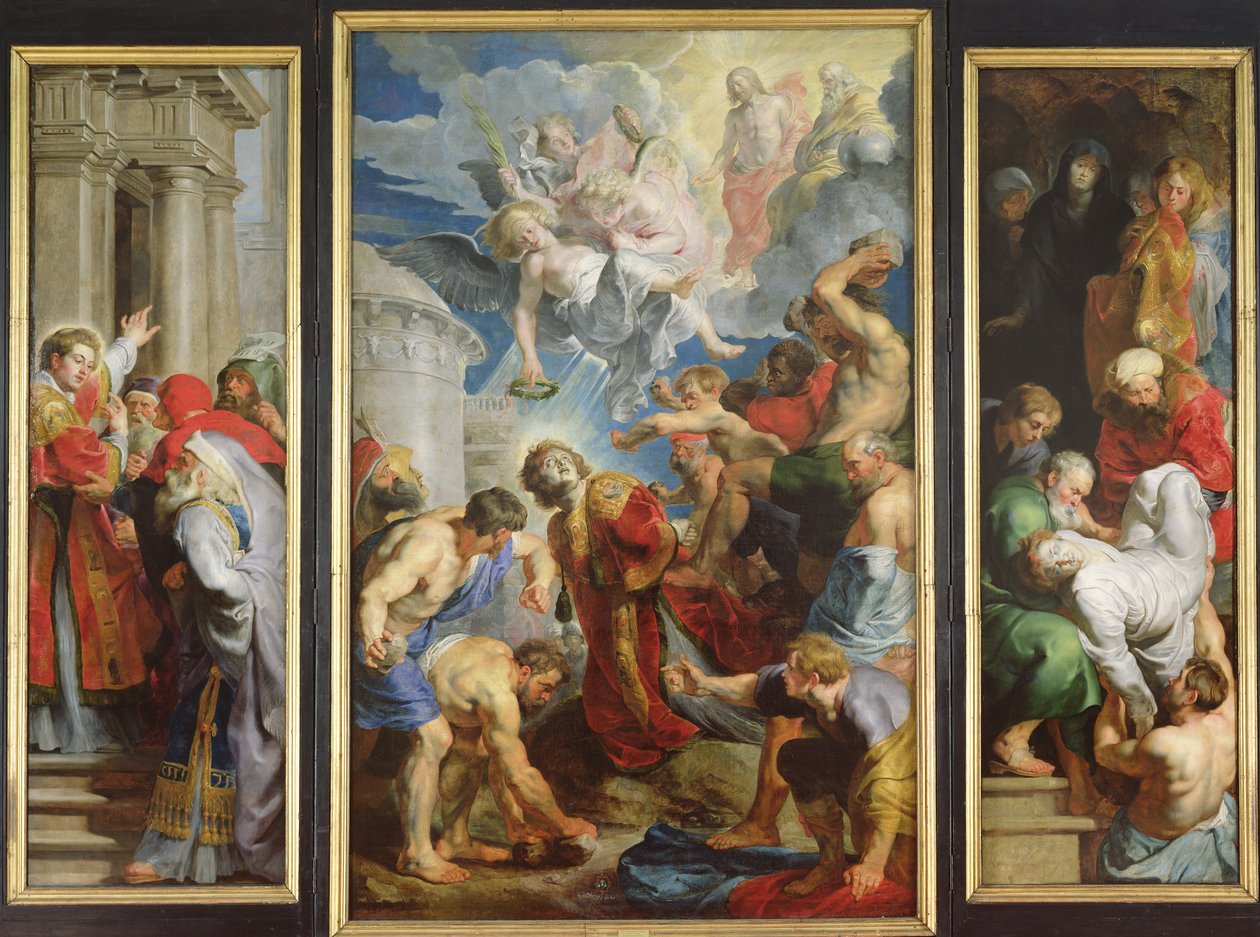 Sankt Stefans martyrium, ca. 1617 af Peter Paul Rubens