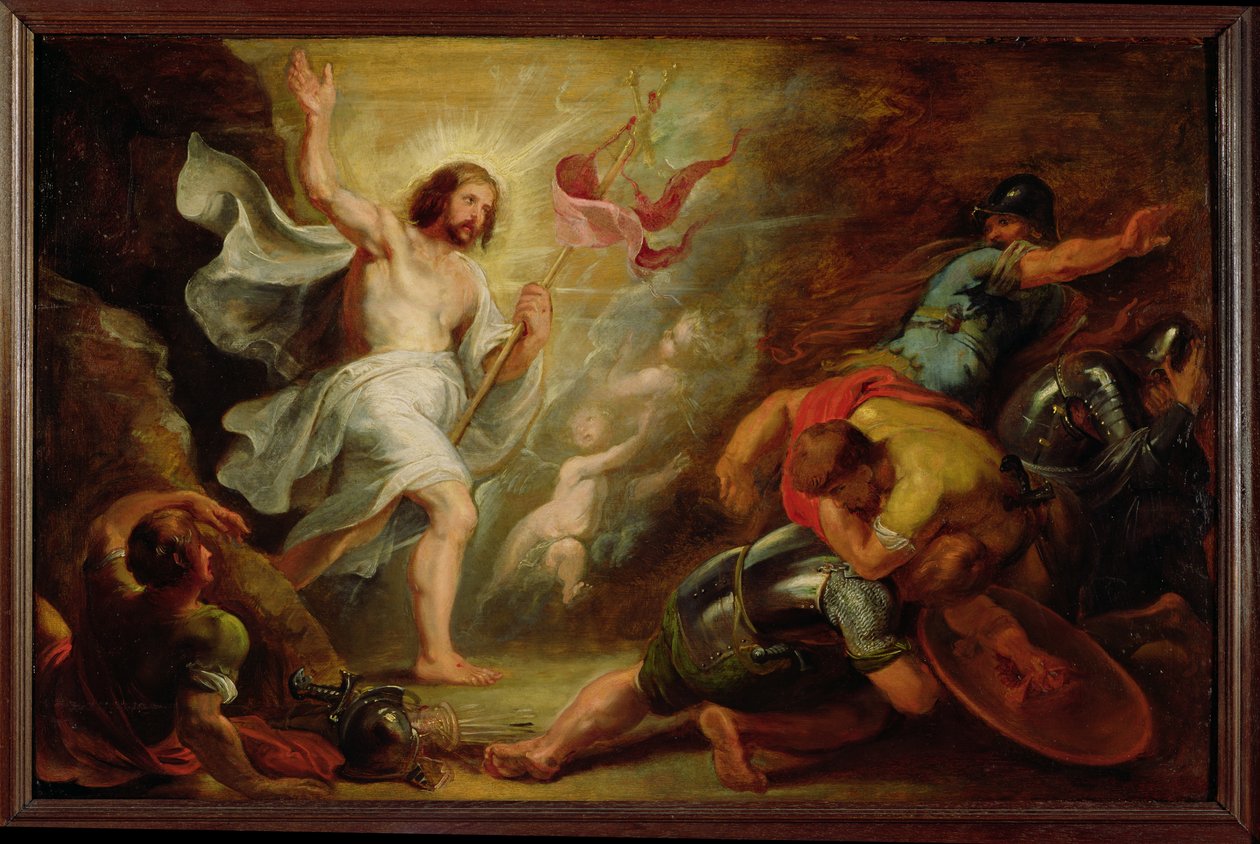 Kristi opstandelse, ca. 1617-19 af Peter Paul Rubens
