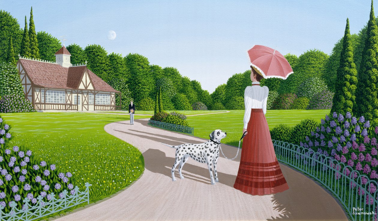 Møde i parken, 1996 af Peter Szumowski