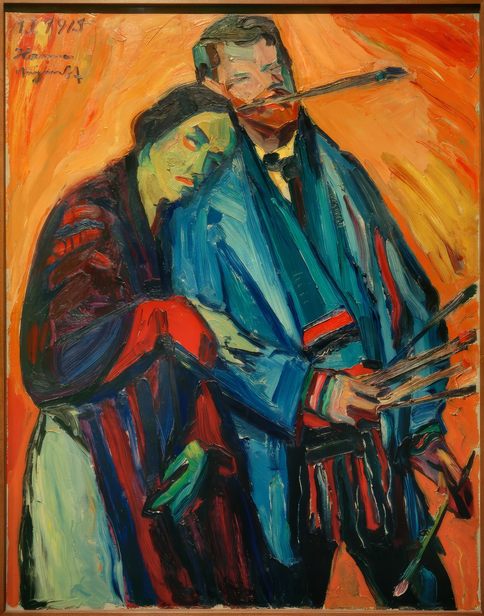 Tager orlov af Peter August Böckstiegel