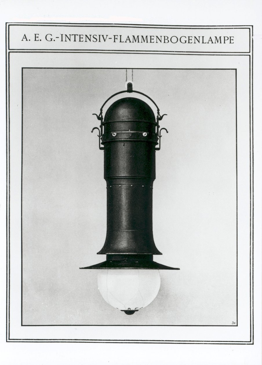 AEG Intensive Flame Arc Lampe af Peter Behrens