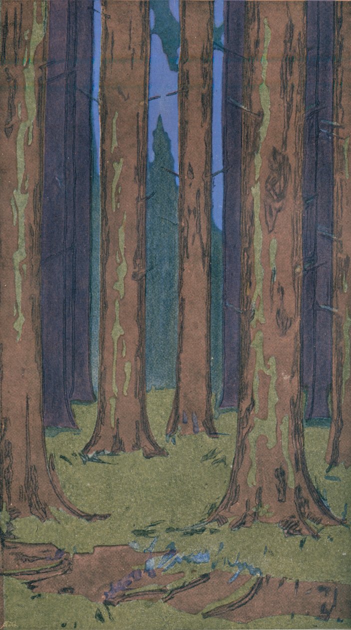 Skoven, 1901 af Peter Behrens