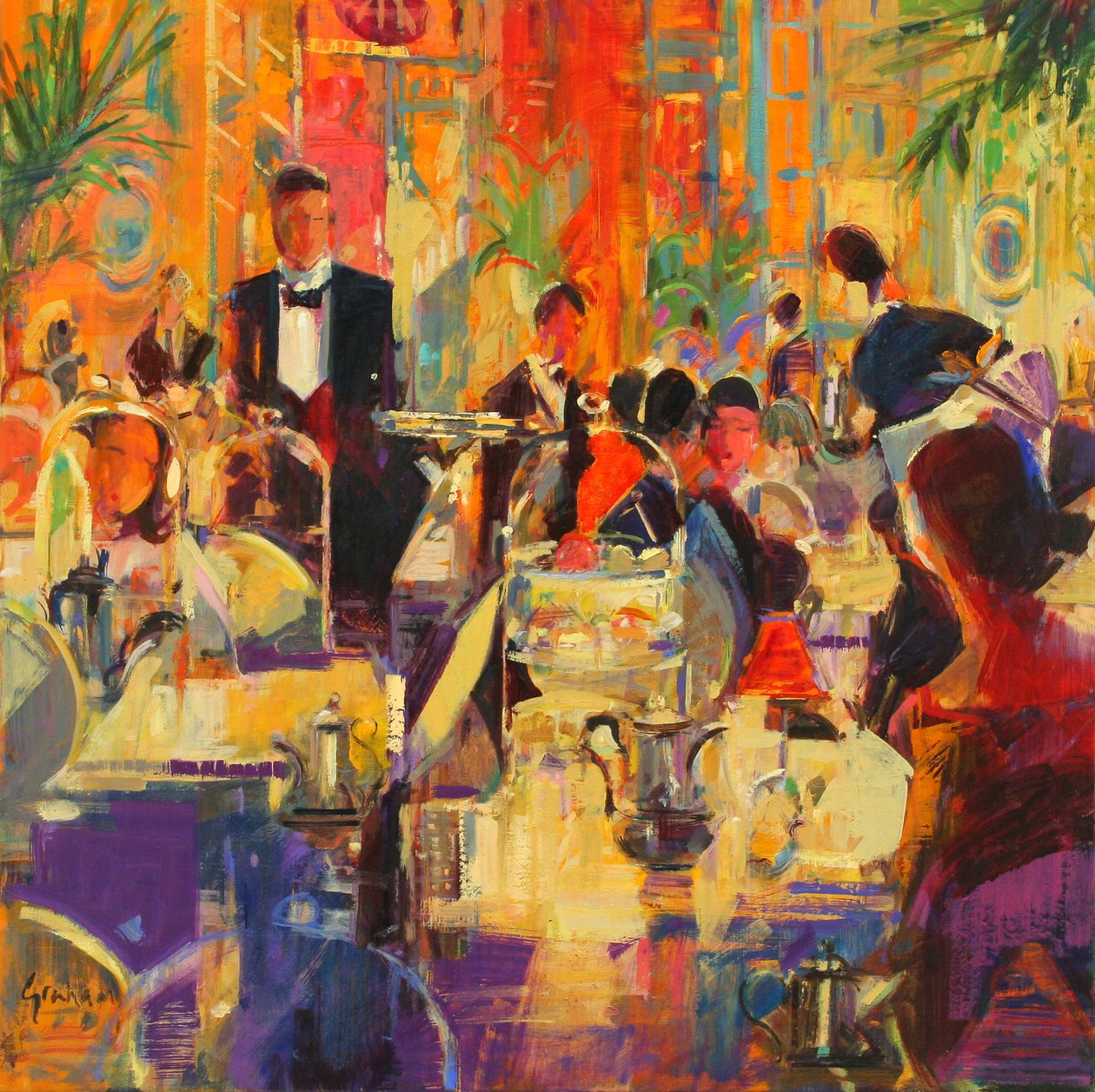 Eftermiddag på Ritz af Peter Graham (Contemporary)