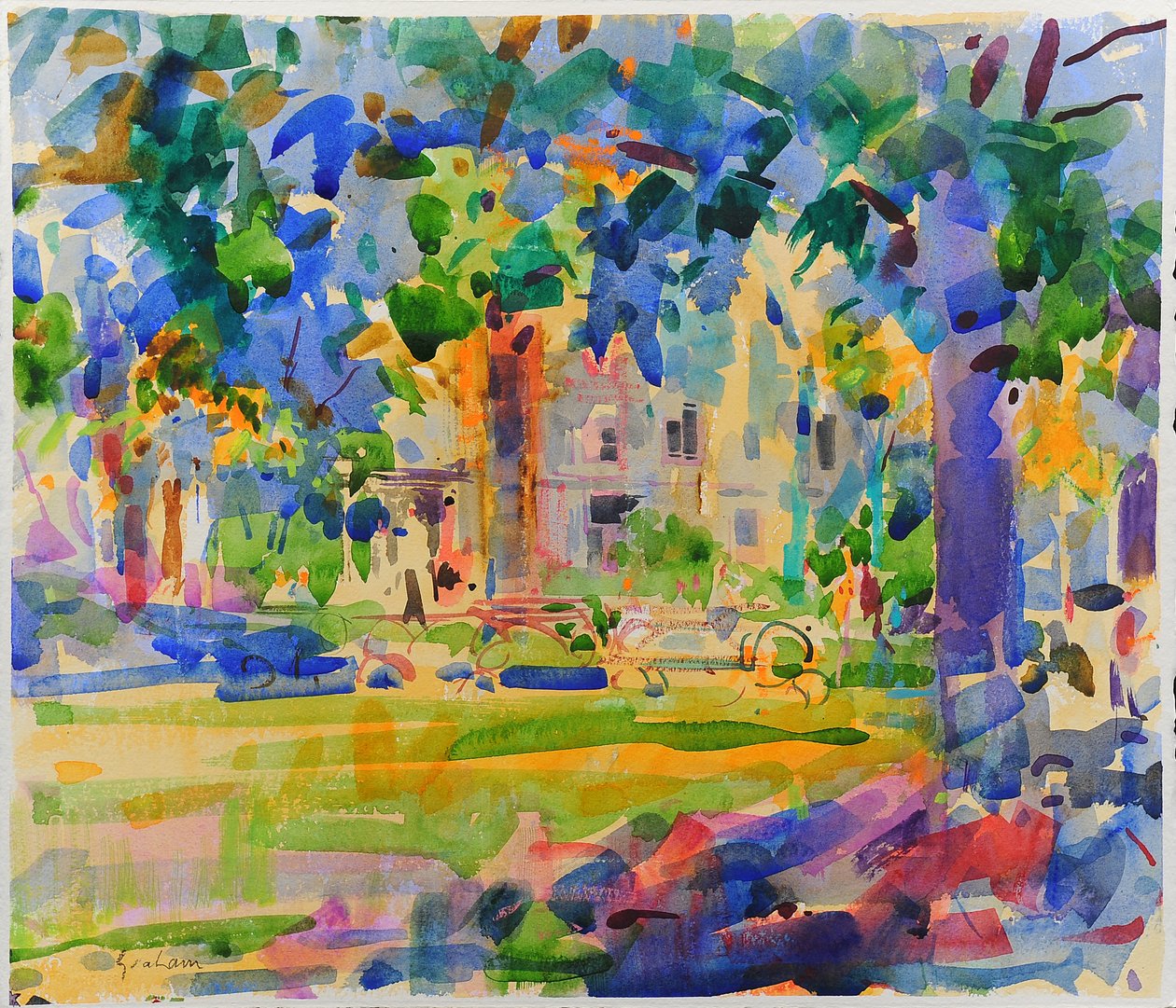 Cedar Hill Manhattan af Peter Graham (Contemporary)