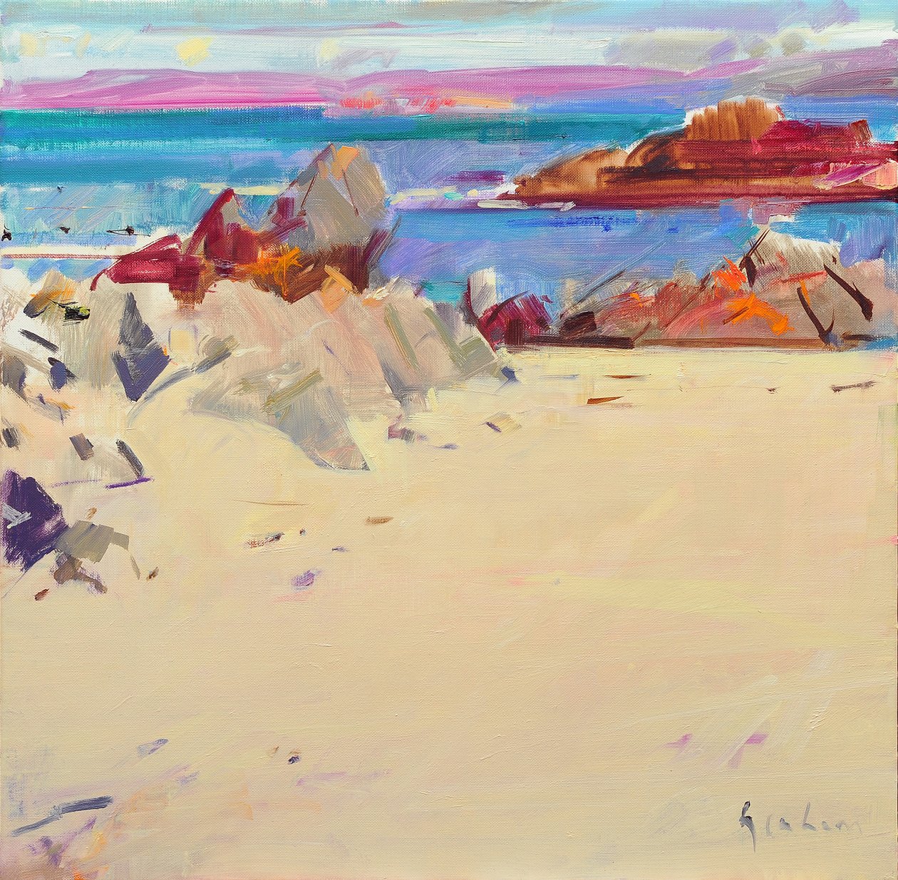 Isle of Iona af Peter Graham (Contemporary)
