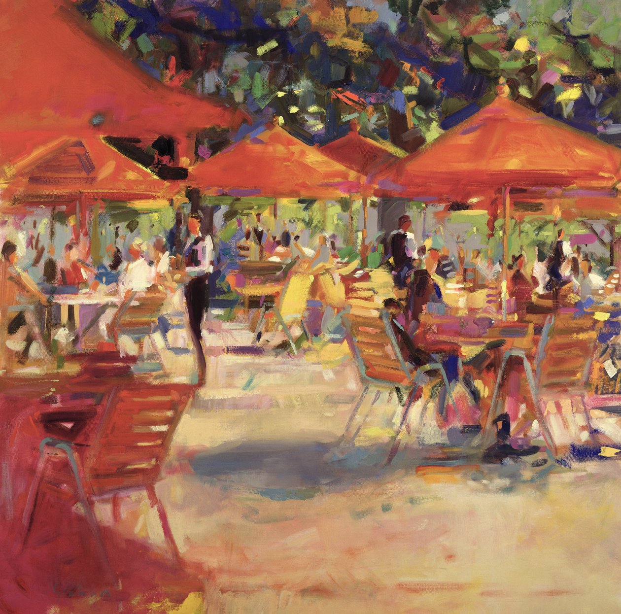 Havecafeen af Peter Graham (Contemporary)
