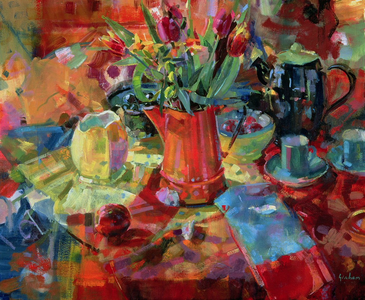 Sienna buket af Peter Graham (Contemporary)