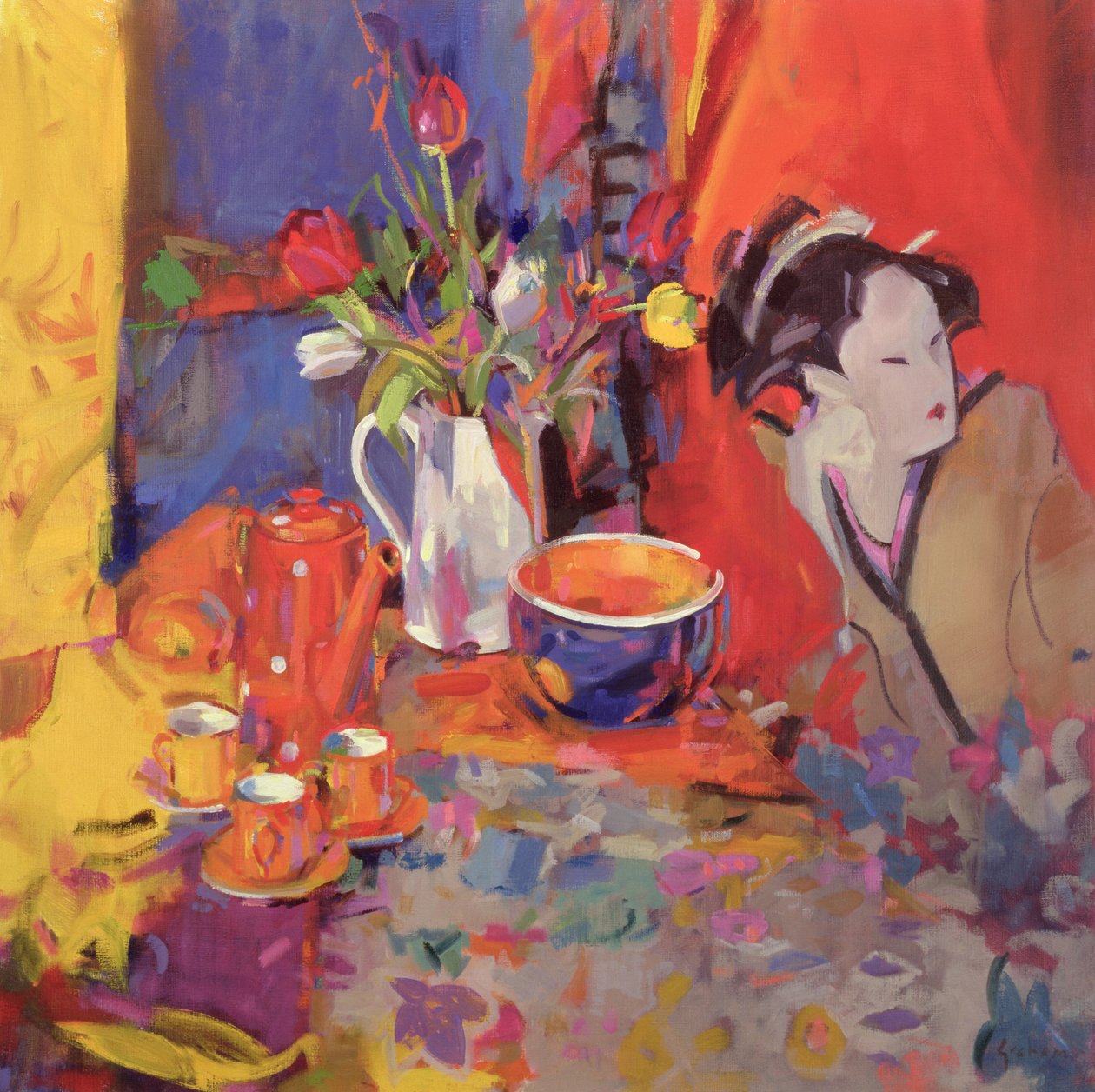Det magiske bord, 2002 af Peter Graham (Contemporary)