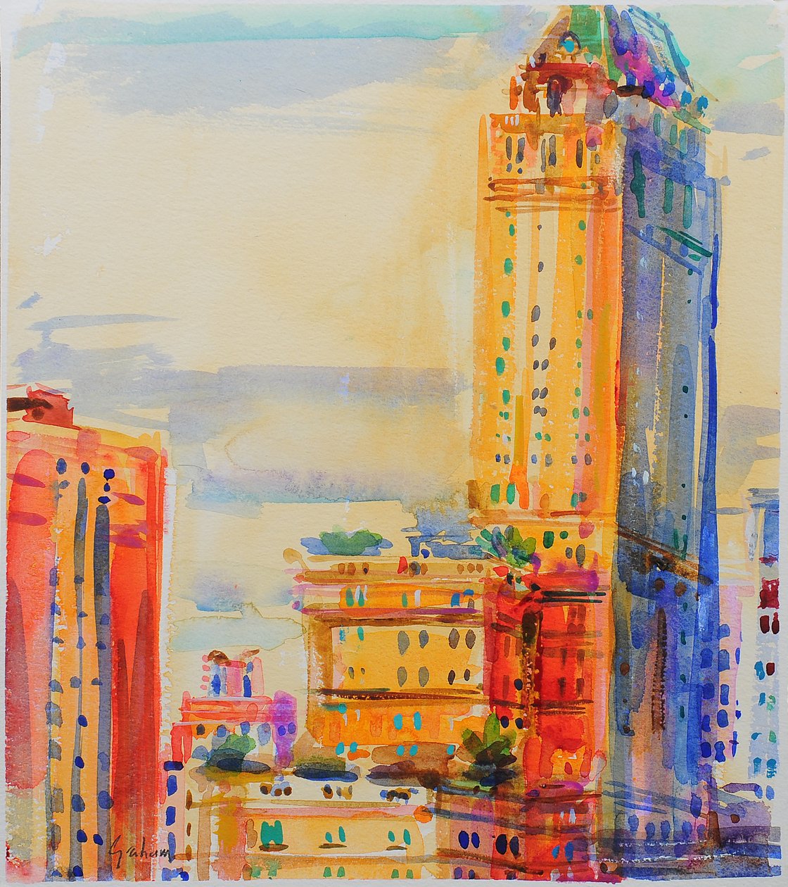 The Pierre, New York af Peter Graham (Contemporary)