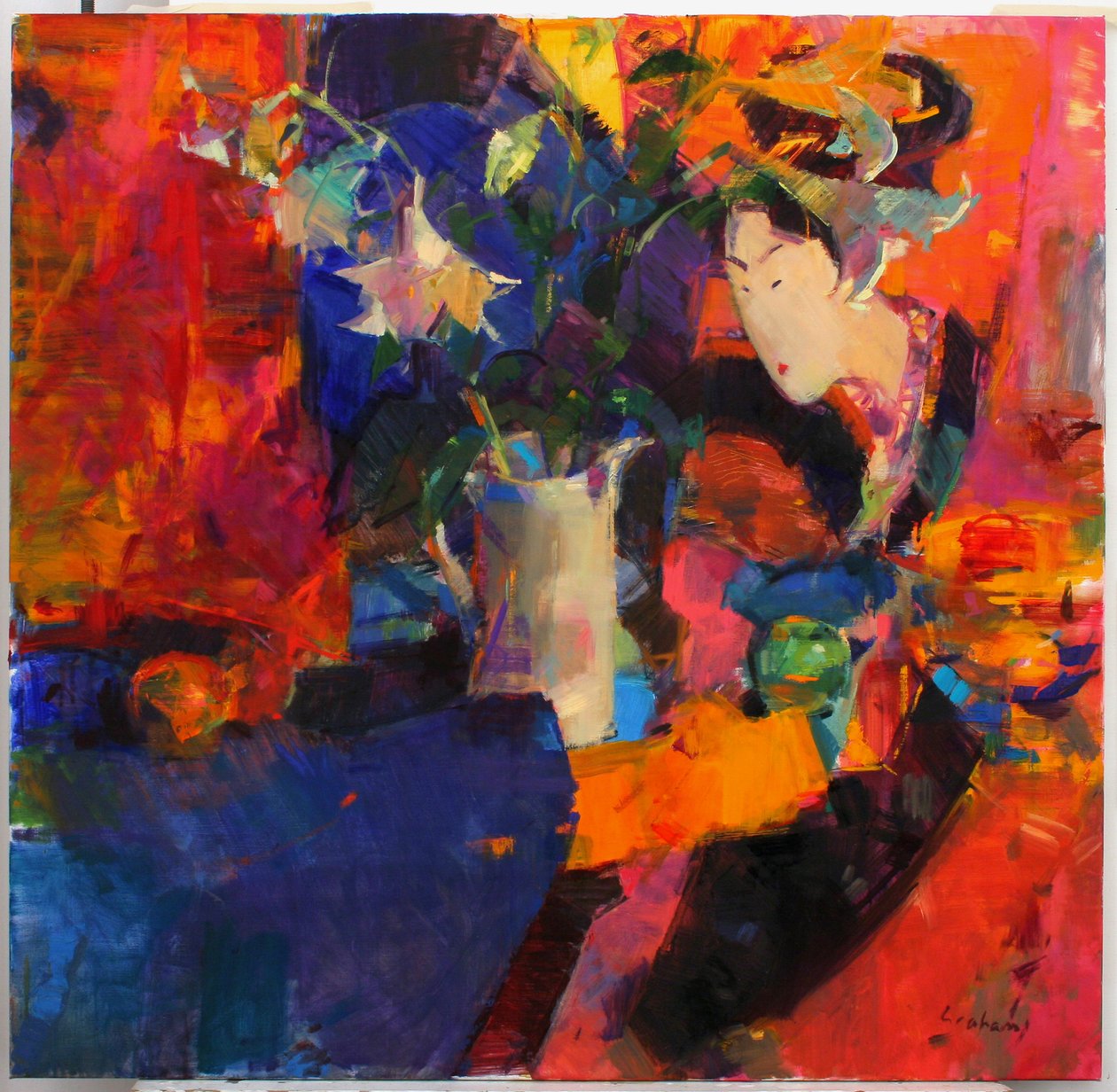 Hvide liljer af Peter Graham (Contemporary)