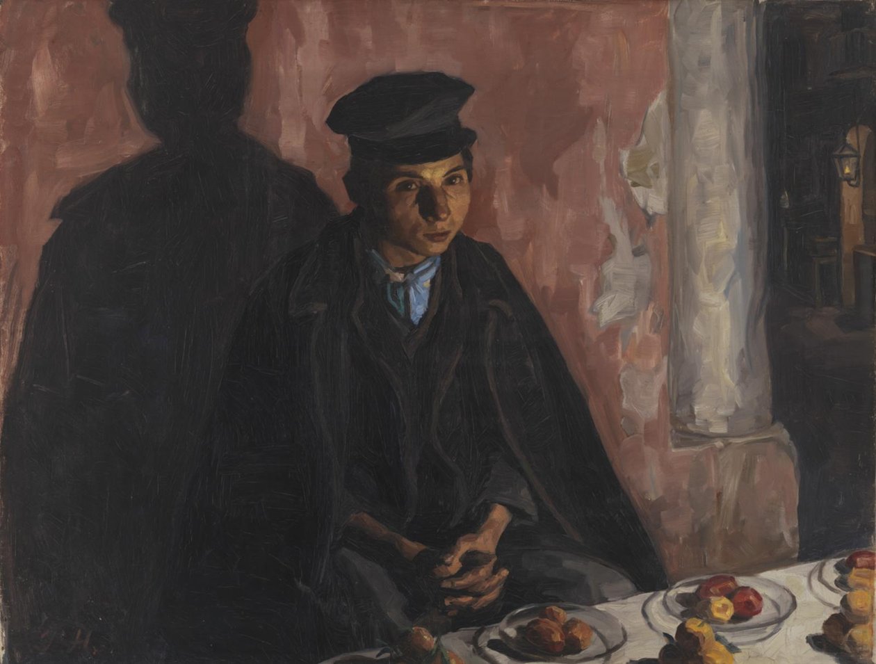 En dreng, der sælger frugt. Napoli af Peter Hansen