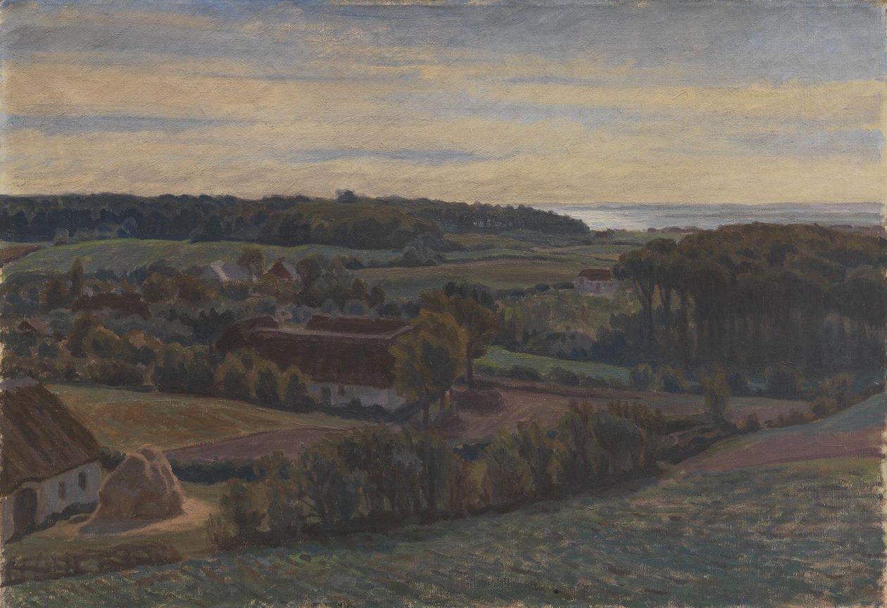 Efterårslandskab af Peter Hansen