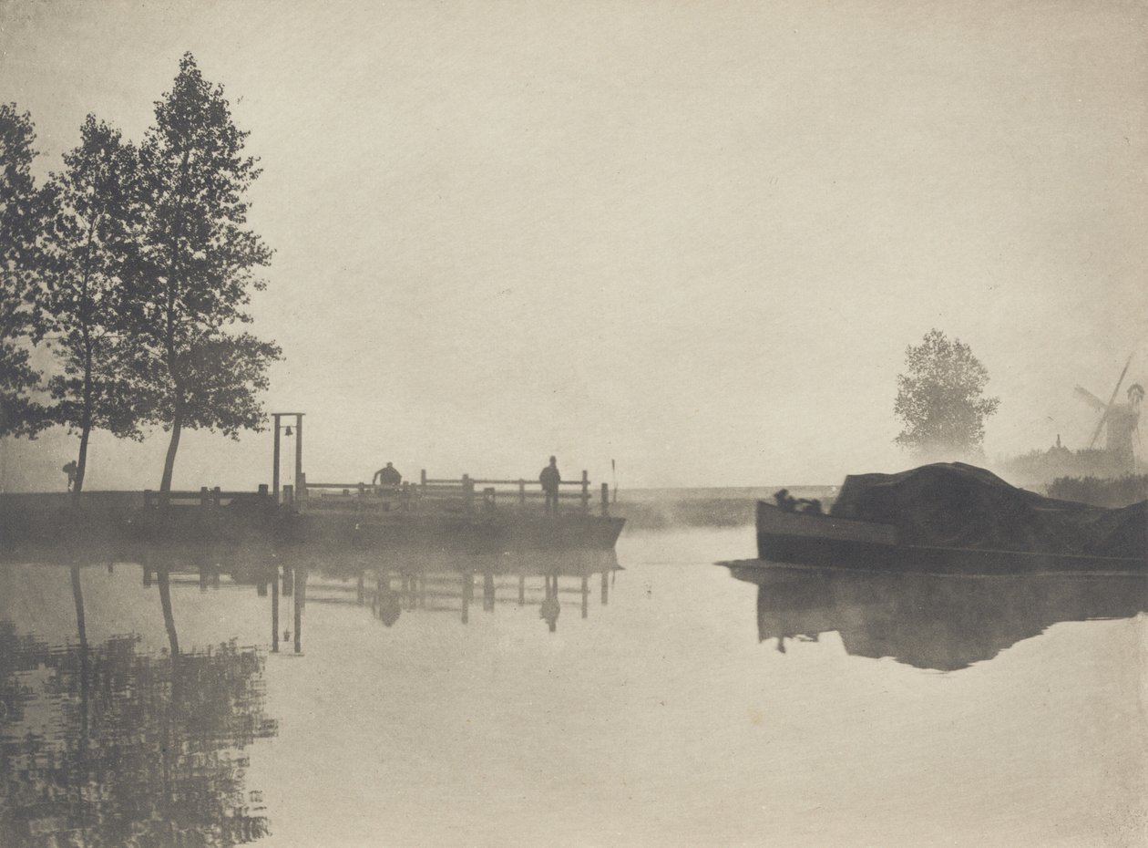 Buckenham Ferry,1890-1891, trykt 1893 (foto) af Peter Henry Emerson