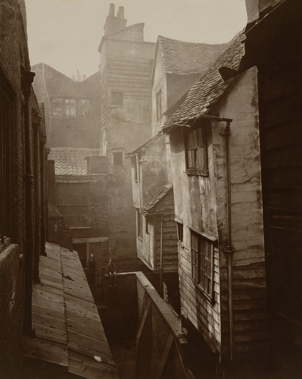 Tøjmesse, Smithfield ca. 1875 af Peter Henry Emerson