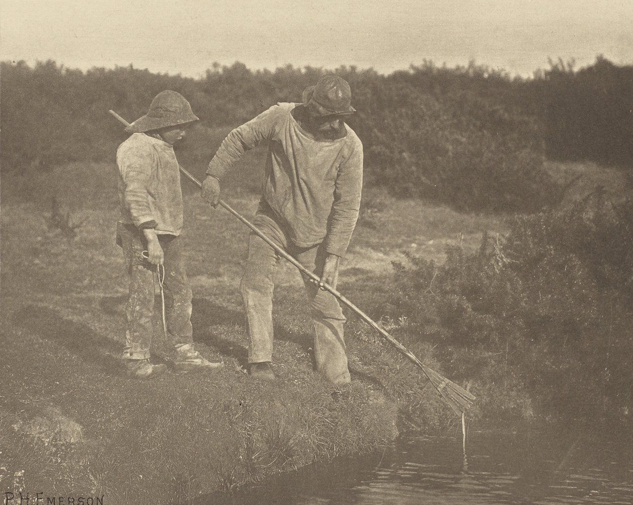 ÅlPlukning i Suffolks farvande af Peter Henry Emerson
