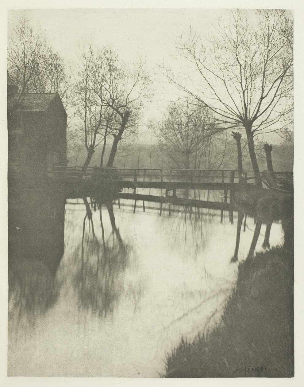 Gangbro i nærheden af Chingford af Peter Henry Emerson