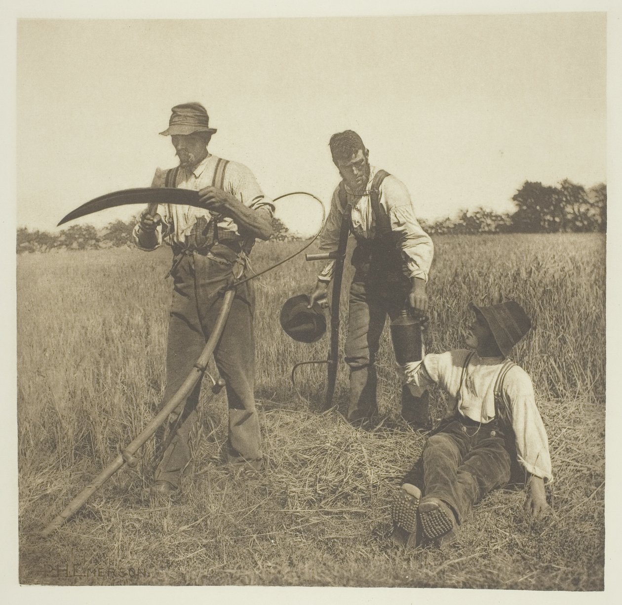 I byghøsten (Suffolk) af Peter Henry Emerson