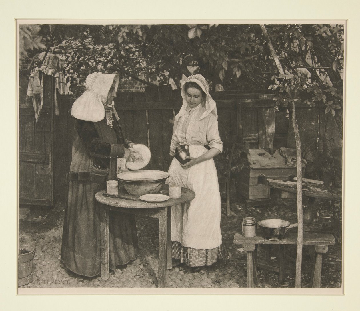 Mrs. Peck og Mary Critten af Peter Henry Emerson
