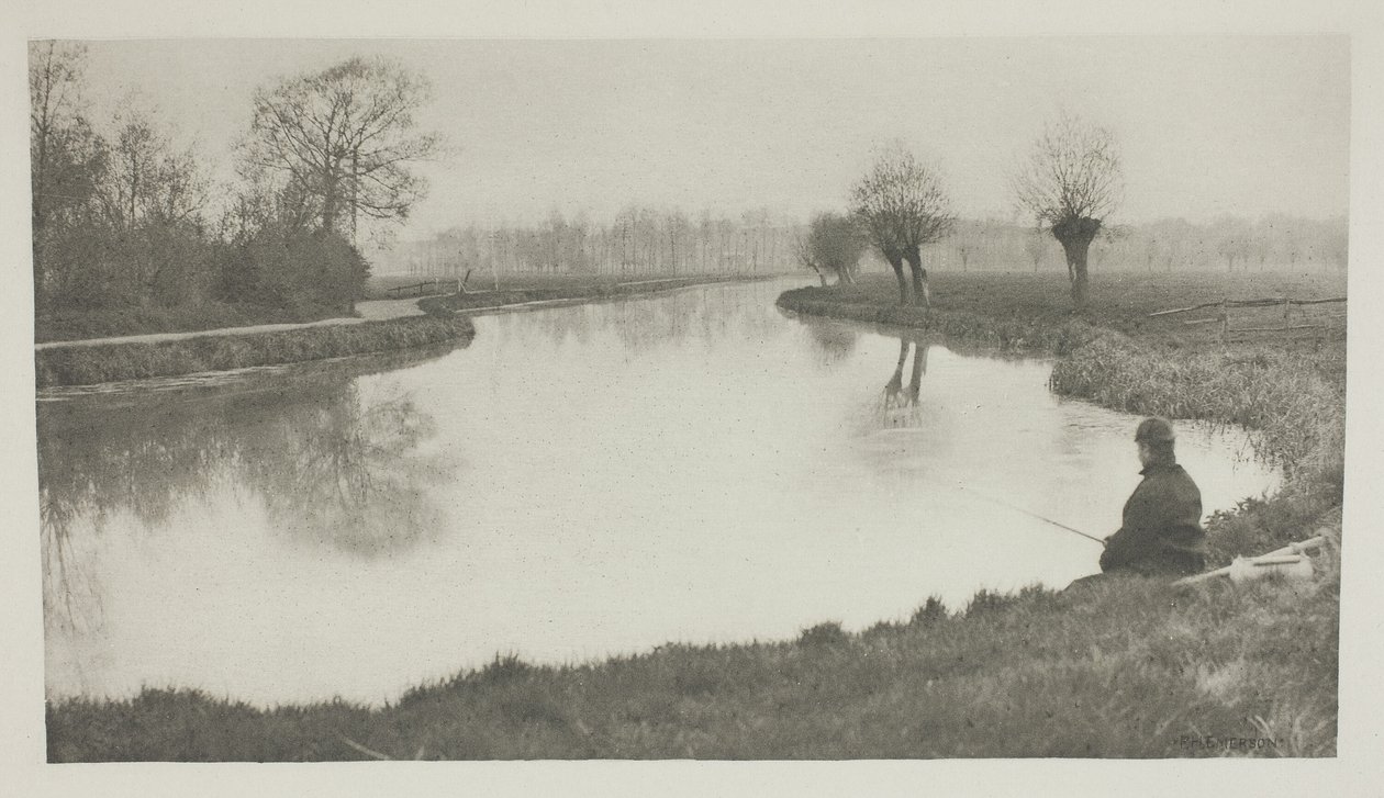 The Black Pool, i nærheden af Hoddesdon af Peter Henry Emerson
