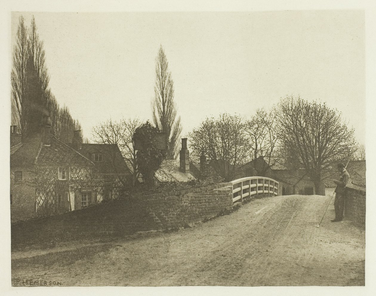 The Crown Inn, Borxbourne af Peter Henry Emerson