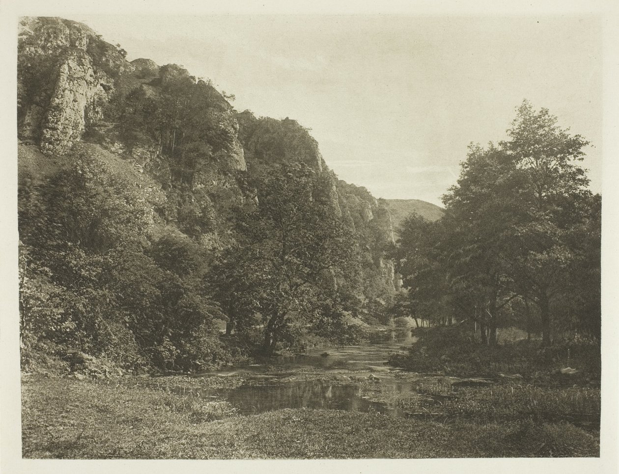 Tissington Spires, Dove Dale af Peter Henry Emerson