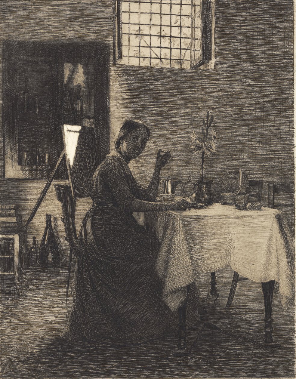 Ved morgenkaffen af Peter Vilhelm Ilsted