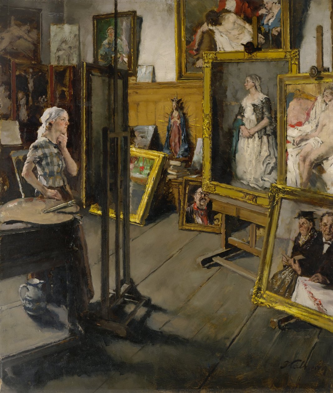 Atelierpause af Peter Kálmán