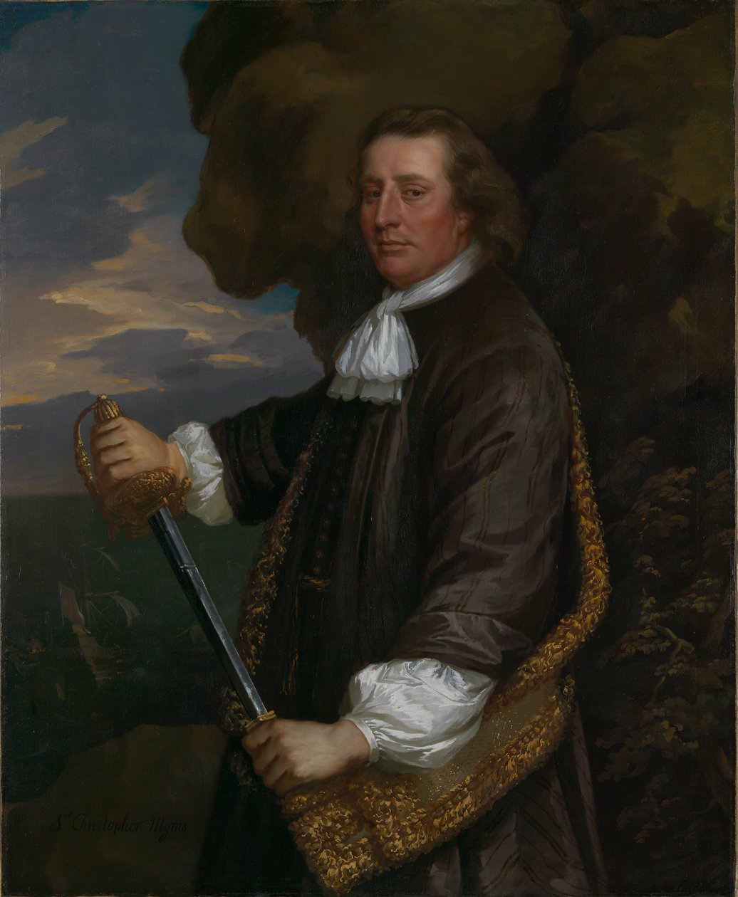 Flagmænd fra Lowestoft: Viceadmiral Sir Christopher Myngs af Peter Lely