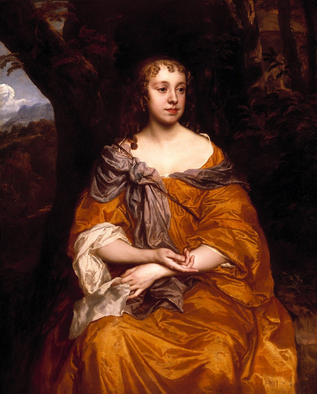Portræt af Miss Wharton af Peter Lely