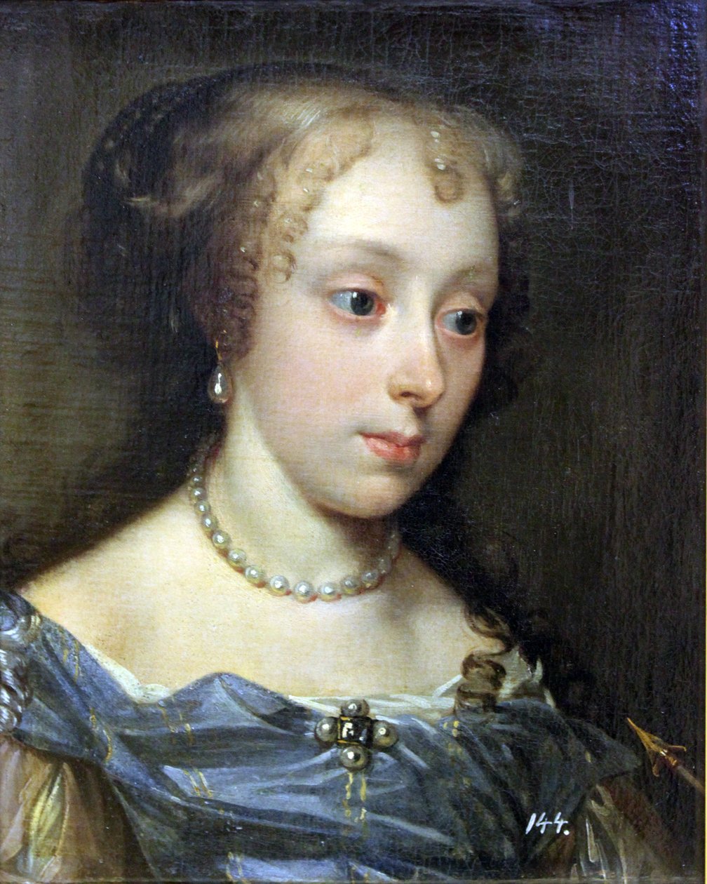 Portræt af en dame af Peter Lely