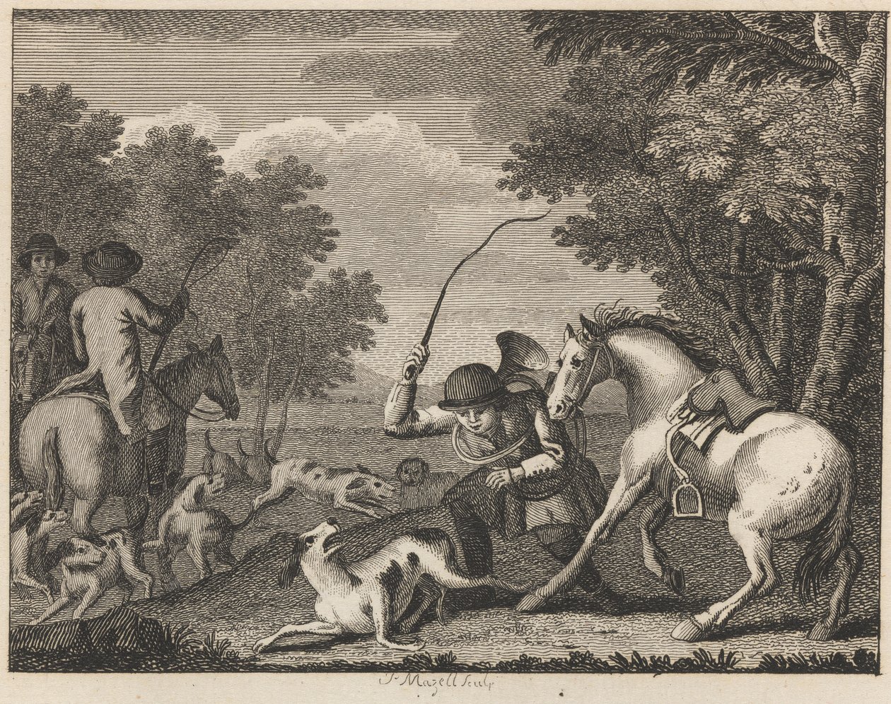 Hunden og jægeren af Peter Mazell