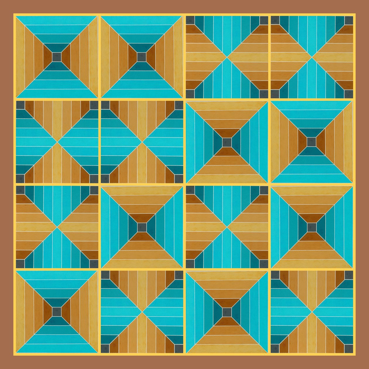 VED INDEN UD OG OPPET, 2016, (COLLAGE) af Peter McClure
