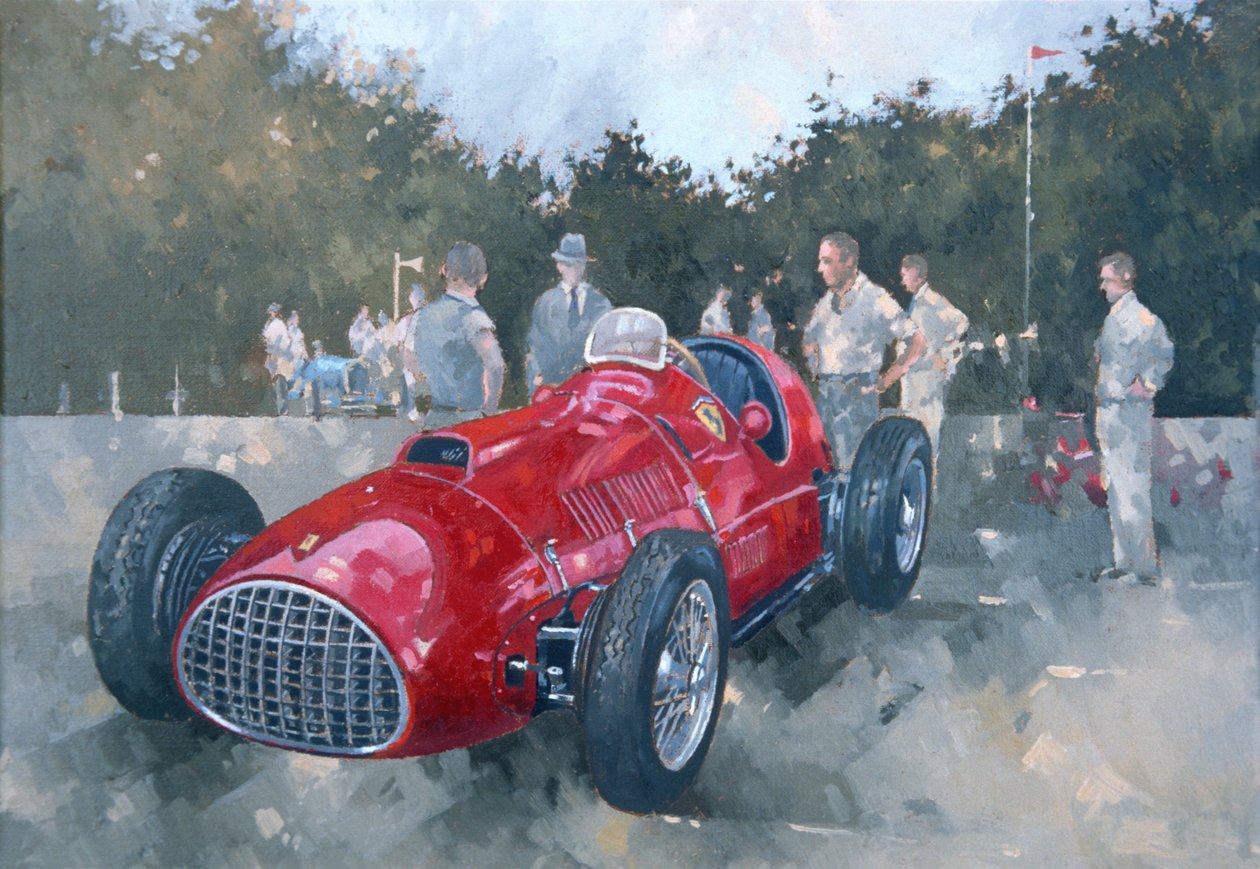1951 Ferrari (olie på lærred) af Peter Miller