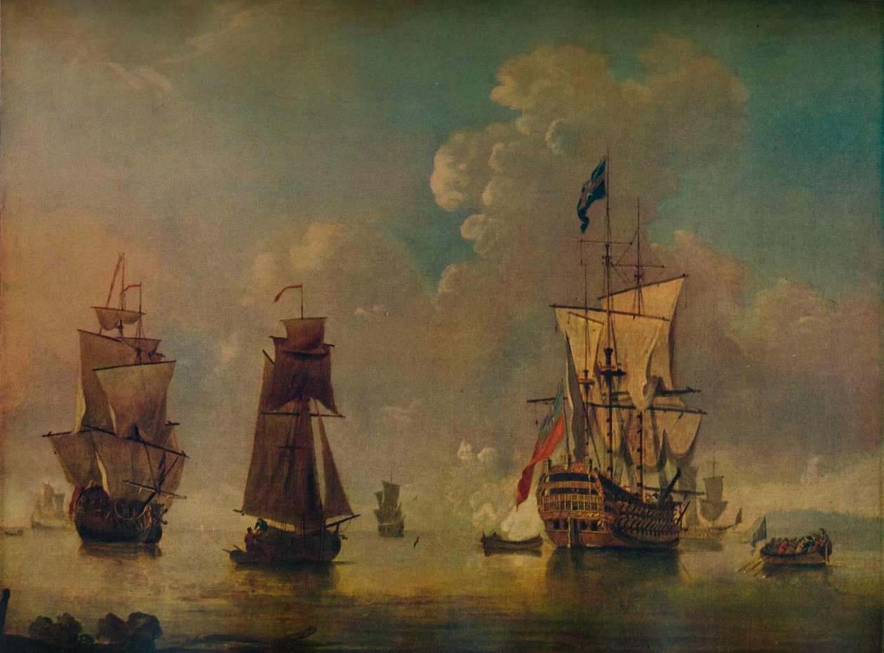 Krigsmænd, c1720 af Peter Monamy