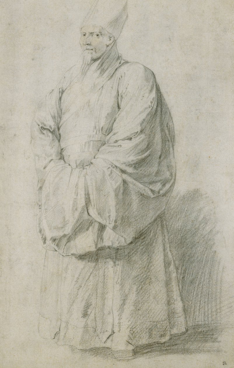 En jesuitermissionær i kinesisk kostume af Peter Paul Rubens
