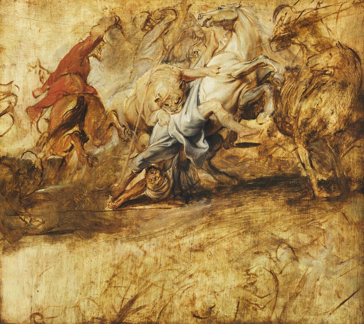 En løvejagt, af Peter Paul Rubens
