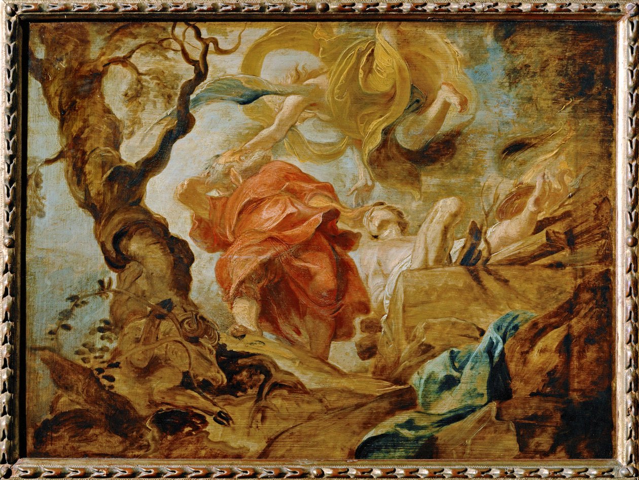 Abraham ofrer Isak af Peter Paul Rubens