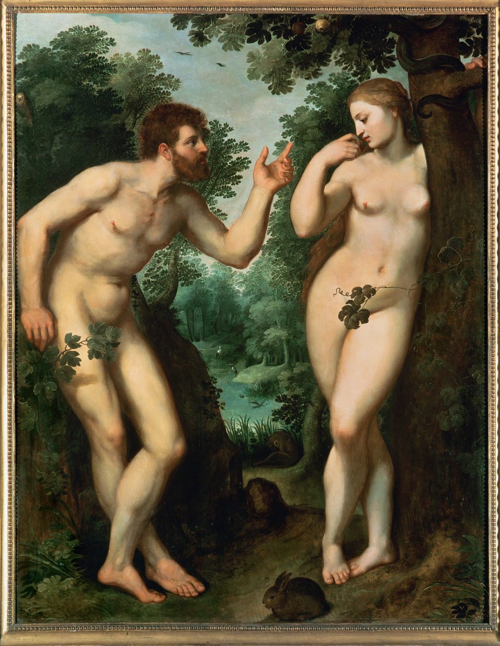 Adam og Eva (maleri) af Peter Paul Rubens