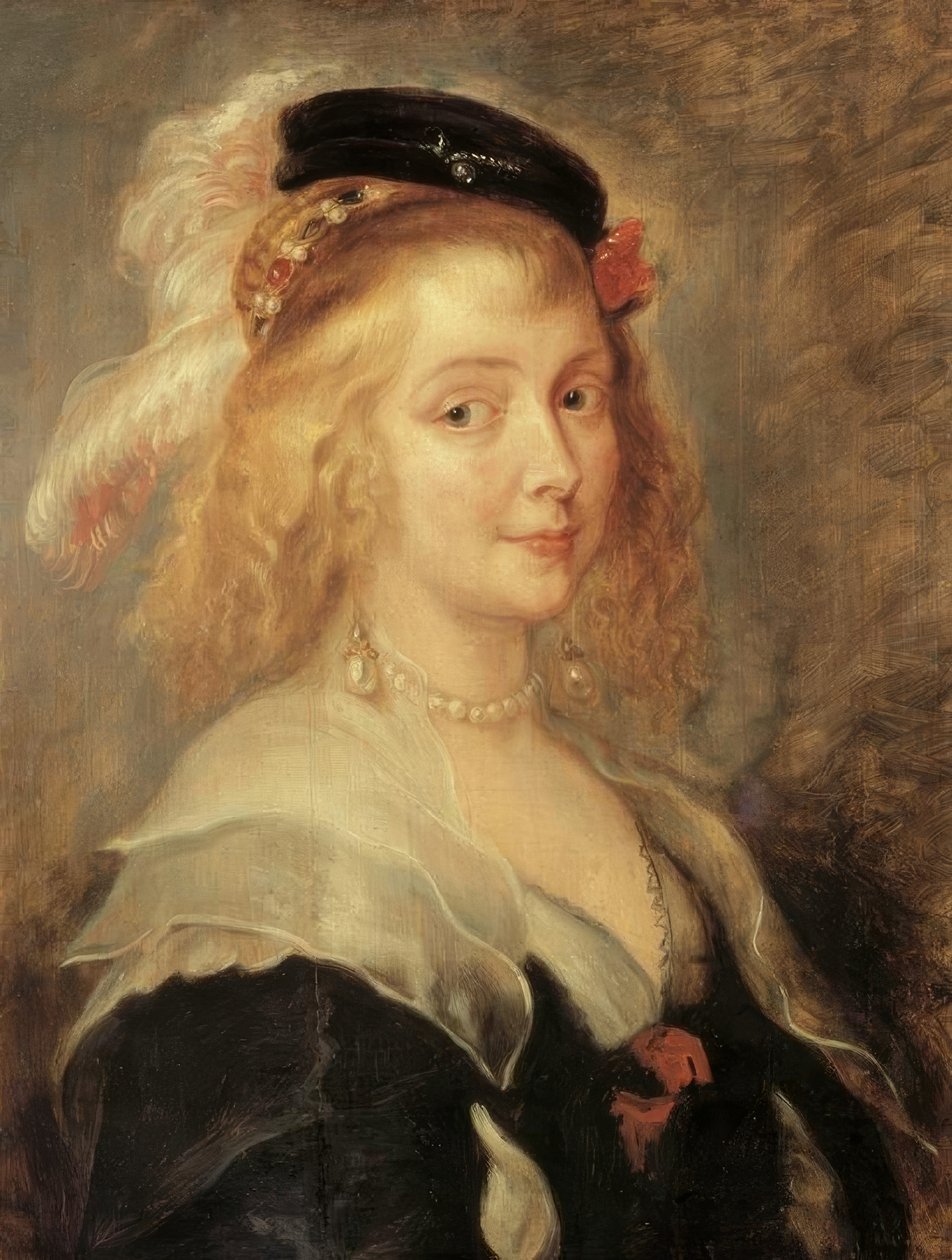 Portræt af Helene Fourment af Peter Paul Rubens