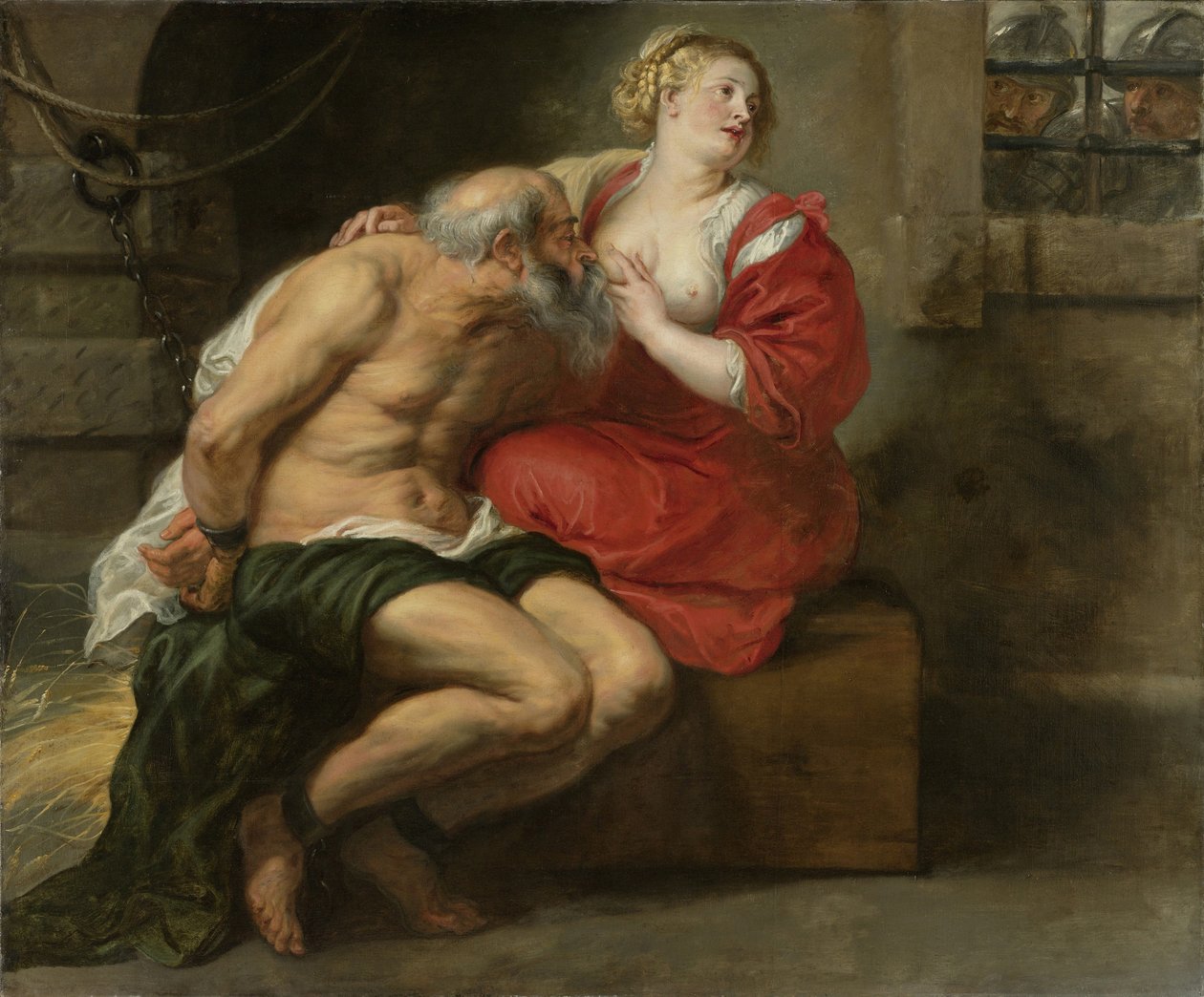 Cimon og Pero, ca. 1630 af Peter Paul Rubens